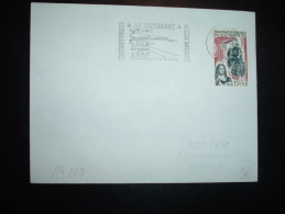 LETTRE TP ILE BOURBON 15F CFA OBL.MEC. 27-11-1965 LE PORT - Lettres & Documents