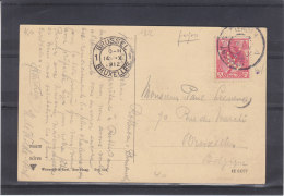 Perforés - Pays Bas - Carte Postale De 1912 - Storia Postale