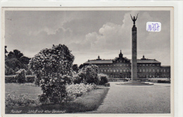 CPA - 11727- Allemagne - Rastatt - Schloss Mit 40er Denkmal Um 1938 -Envoi Gratuit - Rastatt