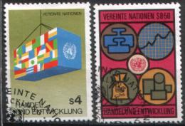 UN Wien - Mi-Nr 34/35 Gestempelt / Used (n509) - Used Stamps