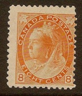 CANADA 1898/1902 QV 8c Orange-Yellow SG161 HM XYG5 - Ungebraucht