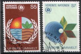 UN Wien - Mi-Nr 24/25 Gestempelt / Used (n512) - Used Stamps