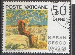 PIA  -  VATICANO  - 1977 -  750° Della Morte Di San Francesco  -  (SAS  610-15) - Used Stamps