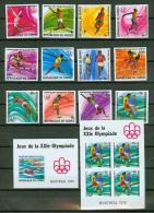 Guinea 1976,12V+2 Blocks,olympic Games Montreal,Imperf./Onget,MNH/Postfr(E2108) - Ete 1976: Montréal
