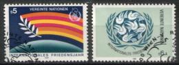 UN Wien - Mi-Nr 62/63 Gestempelt / Used (n531) - Used Stamps