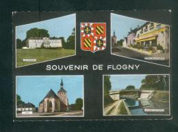 CPSM - Flogny La Chapelle - Souvenir Multivues ( Chateau Hotel De La Poste Eglise Pont Du Canal ARTAUD) - Flogny La Chapelle