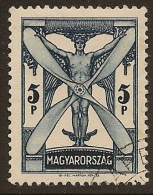 HUNGARY 1933 5p Air Propeller SG 562 U X#JP15 - Used Stamps