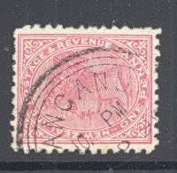 NEW ZEALAND, G Class Postmark ´WANGANUI´ On Qvictoria Stamp - Gebraucht