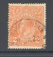 QUEENSLAND, Postmark ´HARRISVILLE´ On George V Stamp - Gebruikt