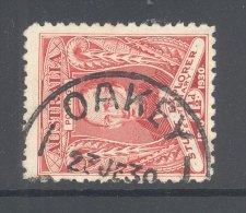 QUEENSLAND, Postmark ´OAKLEY´ On George V Stamp - Usados
