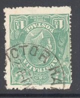 SOUTH AUSTRALIA, Postmark ""VICTOR HARBOR"" On George V Stamp - Oblitérés