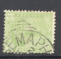 SOUTH AUSTRALIA, Squared Circle Postmark ""SEMAPHORE"" On QVictoria Stamp - Usati