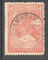 TASMANIA, 1906 1d With Postmark ´HAMILTON´ - Gebraucht