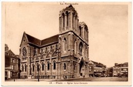 Delcampe - CP, 61, FLERS, Eglise Saint-Germain, Voyagé En 1948 - Flers
