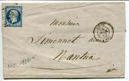 FRANCE - N° 10 AU FILETS, OBL. PC LYON LE 24/2/1853, POUR NANTUA - B - 1852 Luigi-Napoleone