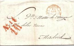 Sobrescrito A Madrid Con Baeza-1850 De Toledo. - ...-1850 Préphilatélie