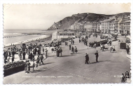 CPSM Photo Aberystwyth Wales United Kingdom Promenade And Bandstand Edit Valentine écrite 1961 - Other & Unclassified