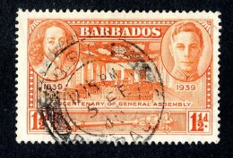 3340x)  Barbados 1939 - Sc# 204 ~ Used  (scv $1.10) - Barbades (...-1966)