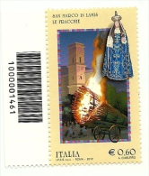 2012 - Italia 3365 Folclore - Codice A Barre ---- - 2011-20: Mint/hinged