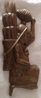 Sculpture Sur Bois Une Femme Et Son Enfant Transportant Du Bois - Provenance Brazzaville - Rare - African Art