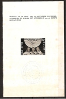 ZELDZAME Reproductie In ZWART Van Zegel Nr. 1509 " EERSTE MAANLANDING " ! Inzet Aan 5 € ! - Folletos Blanco Y Negro [ZN & GC]