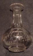 Flacon En Verre Avec Graduation De 1 à 4 De 11 Cm De Haut Sans Bouchon - Rare - Glas & Kristal