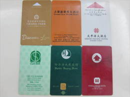 China Hotel Key Card,Six Different Cards - Unclassified