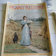 FIGARO  ILLUSTRE-Août 1895-CROQUIS-ECOLE DE MARS-MURAT-magnifique Partition Avec Paroles "Melancolie" - 1850 - 1899