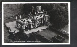 F710 Aerial View Of Knebworth House , Hertfordshire - Real Photografh - Datate 1963 - Par Avion, Aerienne - Hertfordshire