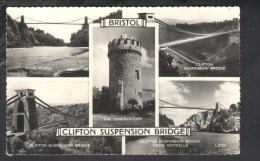 F715 Clifton Suspension Bridge  - Avion Gorge, From Hotweels - Bristol ( England, Uk ) Used 1963 - Small Size - Bristol