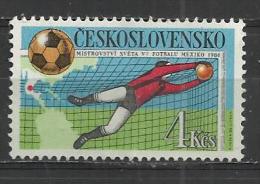 CZECHOSLOVAKIA 1986 - WORLD CUP FOOTBALL. - MNH MINT NEUF NUEVO - 1986 – Mexico
