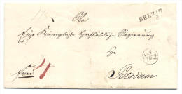 Belzig Ca. 1810-30 Nach Potsdam - Briefumschlag, Ohne Inhalt - Prephilately