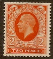 GB 1934 2d KGV Wmk Sideways SG 442b U X#IH5 - Unused Stamps
