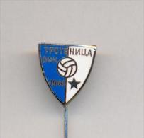 FOOTBAL / SOCCER , CLUB ´´OFK TRSTENICA´´-  TRSTENICA, SERBIA, Enamelled OLD Pin Badge From 1970th. - Bowling