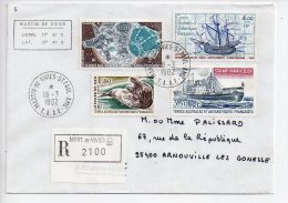 TAAF1 Enveloppe Alfred Faure Pont Aux Français Dumont D'Urville  T.A.A.F Terres Australes Et Antartiques Française - Lettres & Documents