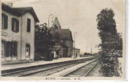 CPSM MUTZIG (Bas Rhin) - La Gare - Mutzig