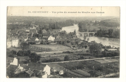 Cp, 86, Chauvigny, Vue Prise Du Sommet Du Moulin Aux Dames - Chauvigny