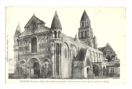 Cp, 86, Poitiers, Eglise Notre-Dame-la-Grande, FAçade Ouest Et Sud - Poitiers