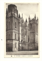 Cp, 86, Poitiers, Façade De La Cathédrale - Poitiers