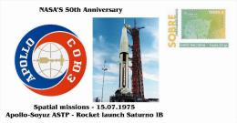 Spain 2013 - Nasa´s 50th Anniversary - Spatial Missions -Apollo Souz ASTP - Europe