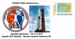 Spain 2013 - Nasa´s 50th Anniversary - Spatial Missions -Apollo SL4 Skylab - Europe