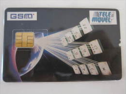TMN Tele Movel GSM Chip Cards,Cut But Without Perforation - Portugal