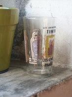 TINTIN VERRE TINTIN LES CIGARES DU PHARAON LONG DRINK HERGE - Tintin