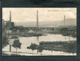 NEUVES MAISONS  LE PORT DES USINES  /  CIRC OUI 1918 - Neuves Maisons