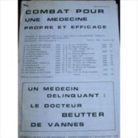 Combat Pour Une Médecine Propre Et Efficace N° 18 : Mensuel D'infos Sur La Lutte Contre Le Parasitisme Médical & Contre - Medizin & Gesundheit