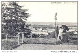 K 26 /  DEPT 40 CPA SAINT SEVER VUE DE LA MORLANNE ANIME 1900 - Saint Sever
