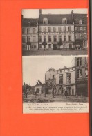 YPRES : L'Hôtel De La Chatellerie Avant Et Après Le Bombardement - Ieper