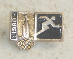 SUMMER OLYMPIC GAMES MOSCOW 1980 - FENCING Old Pin Badge Jeux Olympiques Escrime Esgrima Fechten Scherma Fence Olympia - Escrime