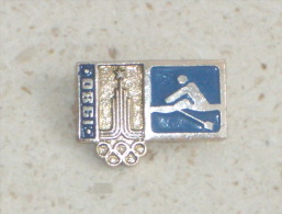 ROWING - Olympic Games 1980. ( Russia ) Pin Badge Aviron Olympics Jeux Olympiques Juegos Olímpicos Olympia Olimpiadi - Remo