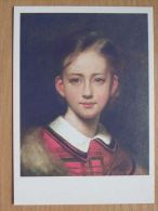 A Grottger Painted / Girl /Polish Postcard - Malerei & Gemälde